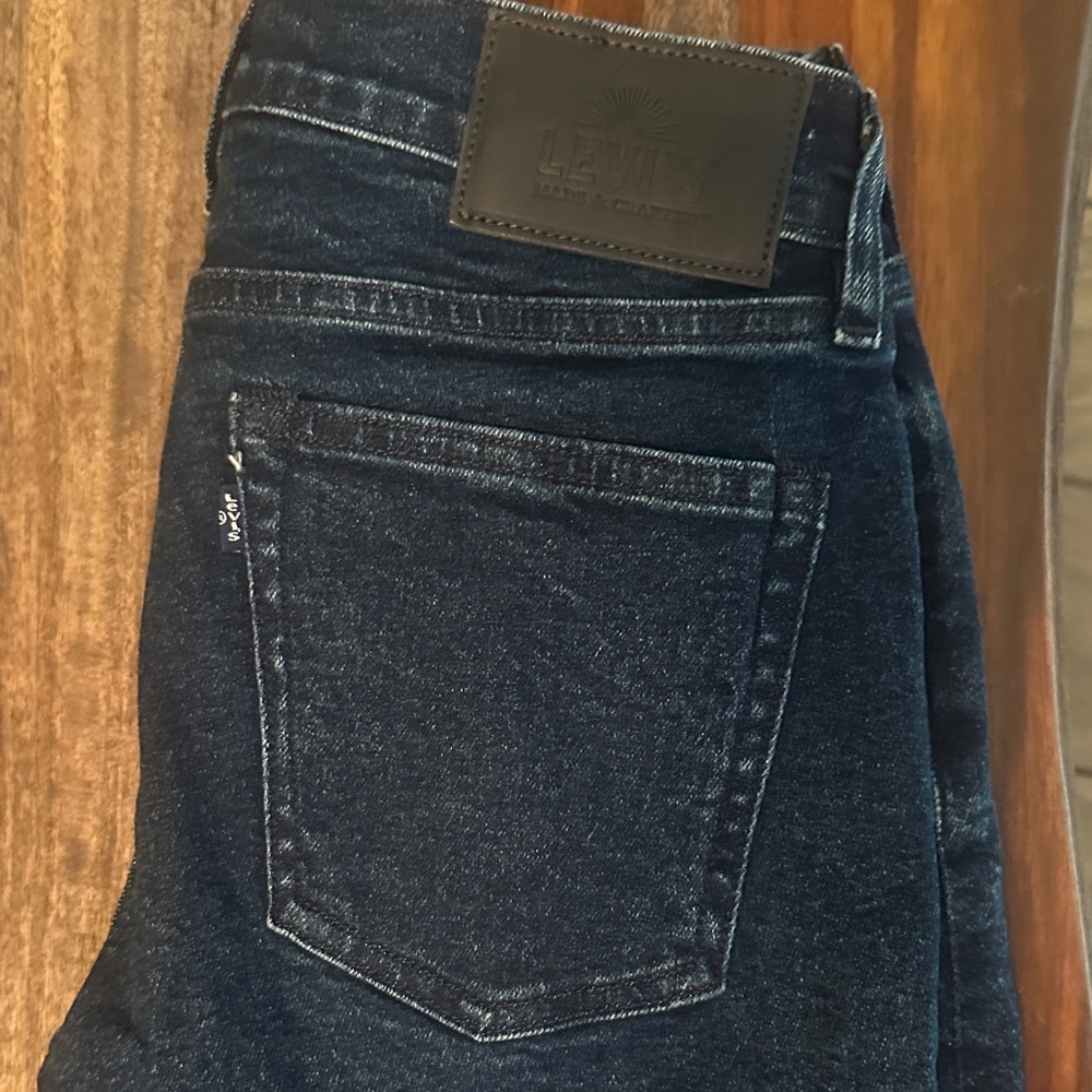 Levi's made & crafted, made in Japan.Dark Blue Women's Skinny Jeans